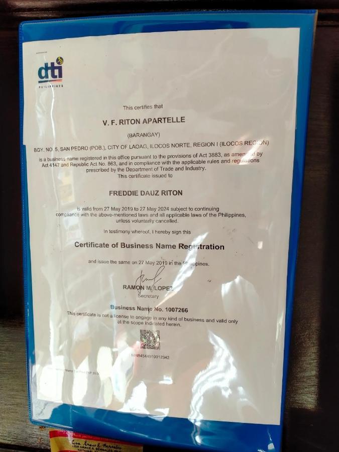 V.F. Riton Apartelle 拉瓦格 外观 照片